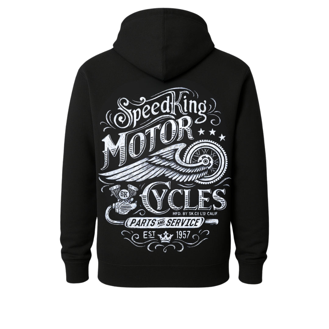 Born To Ride Motorcycle Rider Hoodie