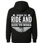 Inspirational Motorcycle Quotes Biker Hoodie