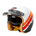 The Street King Vintage Open Face Motorcycle Helmet