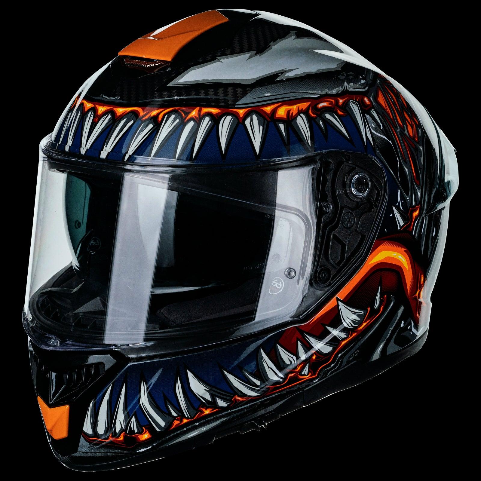Full Face Carbon Fiber Motorcycle Helmet