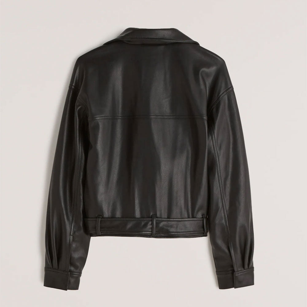 Sheepskin Shearling Aviator Motorbike Jacket