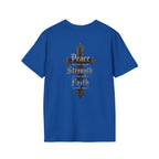 BikerThreads HQ Peace, Strength, Faith Tee