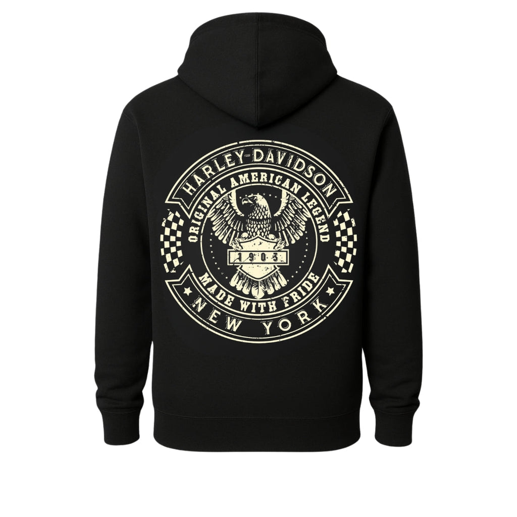 Born To Ride Motorcycle Rider Hoodie