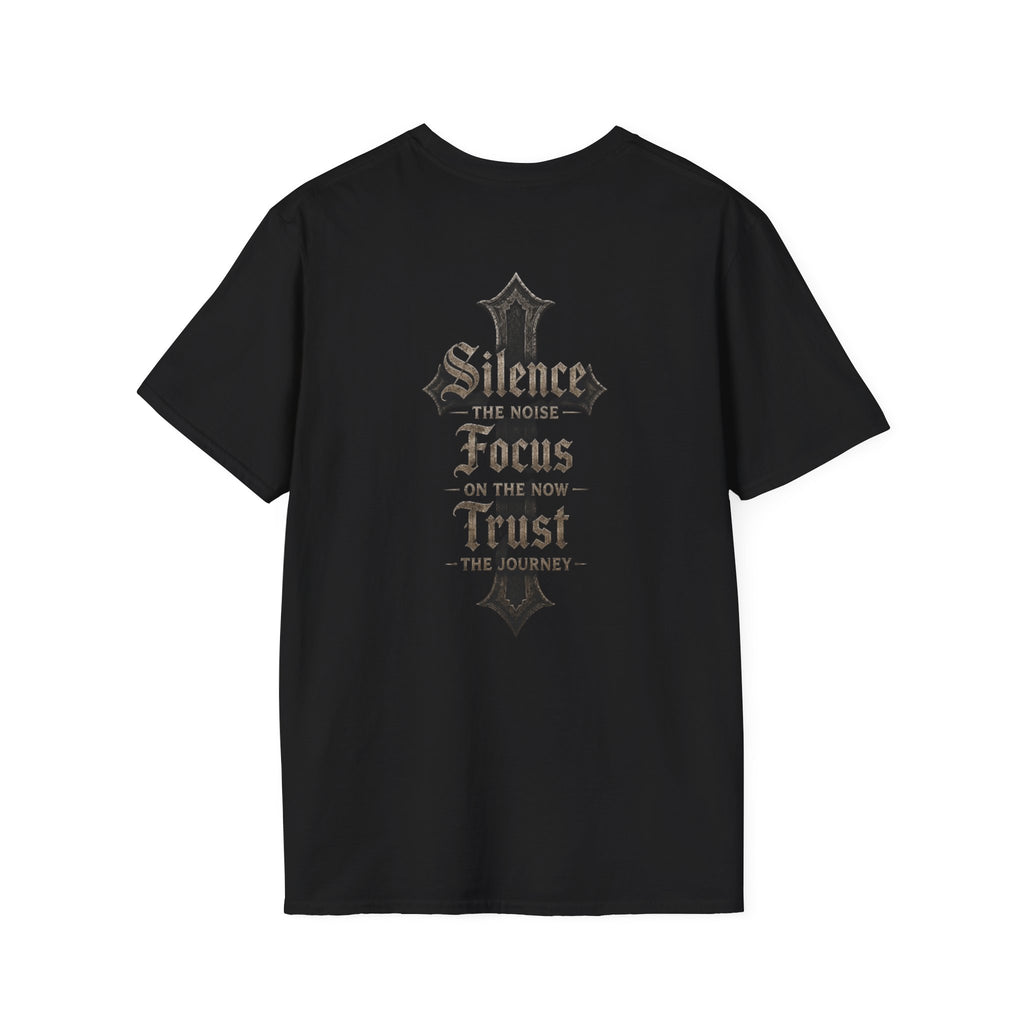 Bikerthreads HQ Silence the noise, Focus on the now, Trust the journey Tee
