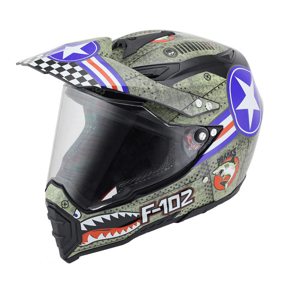Handsome Full Cover Motorcycle Off-Road Helmet