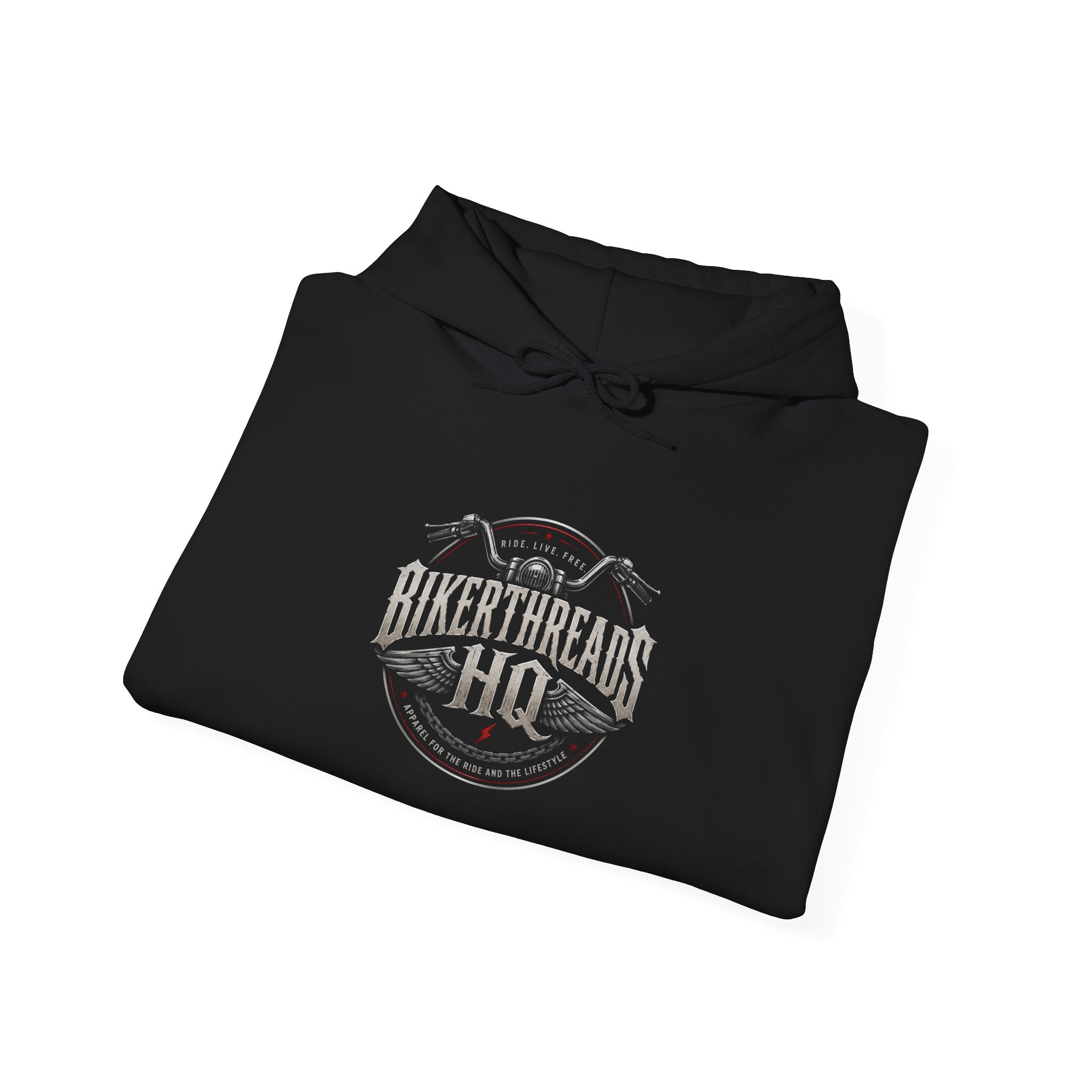 BikerThreads HQ Faith Fueled Freedom Driven Hoodie