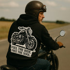 Born To Ride Motorcycle Rider Hoodie
