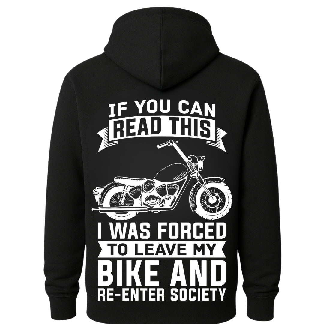 Inspirational Motorcycle Quotes Biker Hoodie