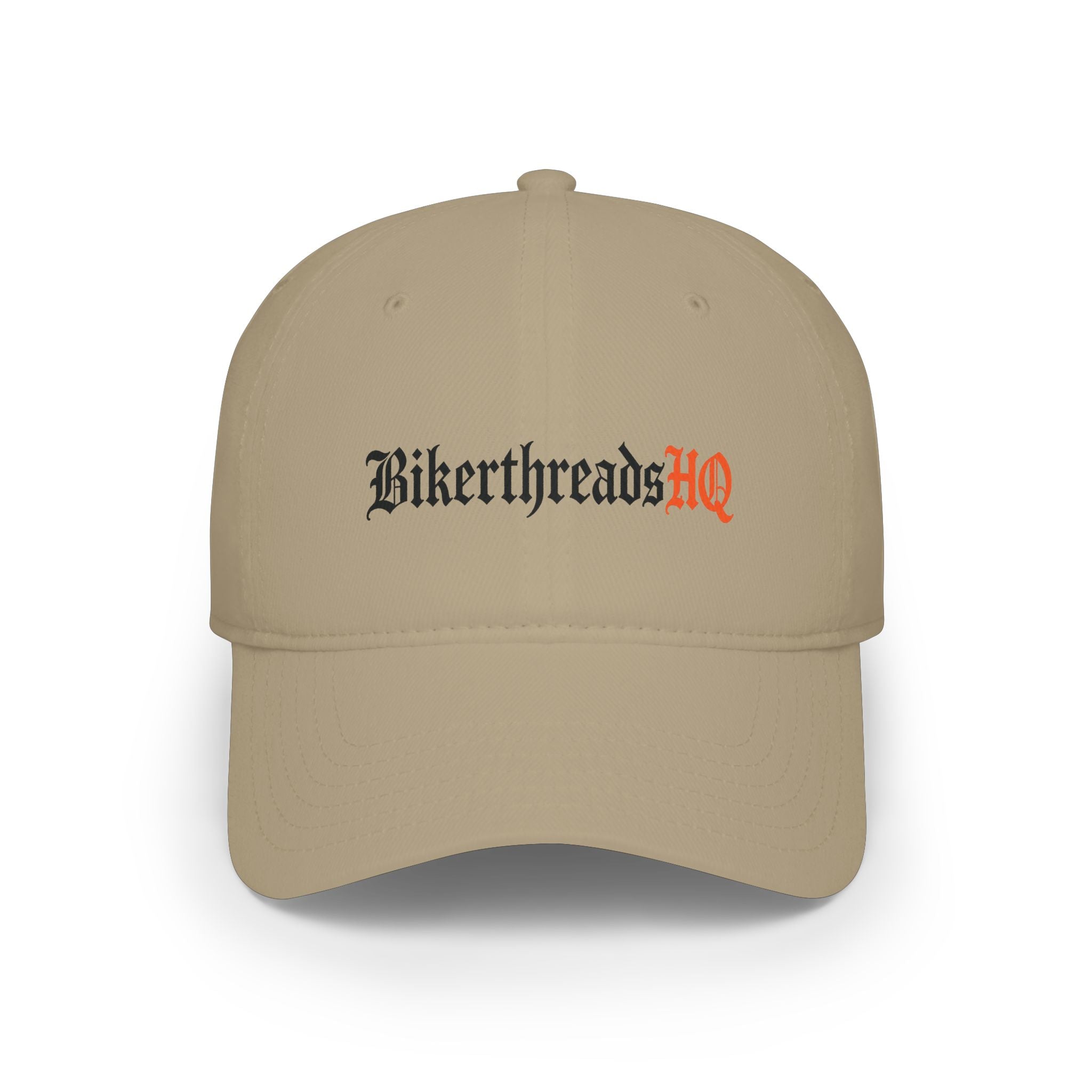 BikerthreadsHQ Embroidered Motorcycle Logo Hat