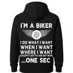 Inspirational Motorcycle Quotes Biker Hoodie