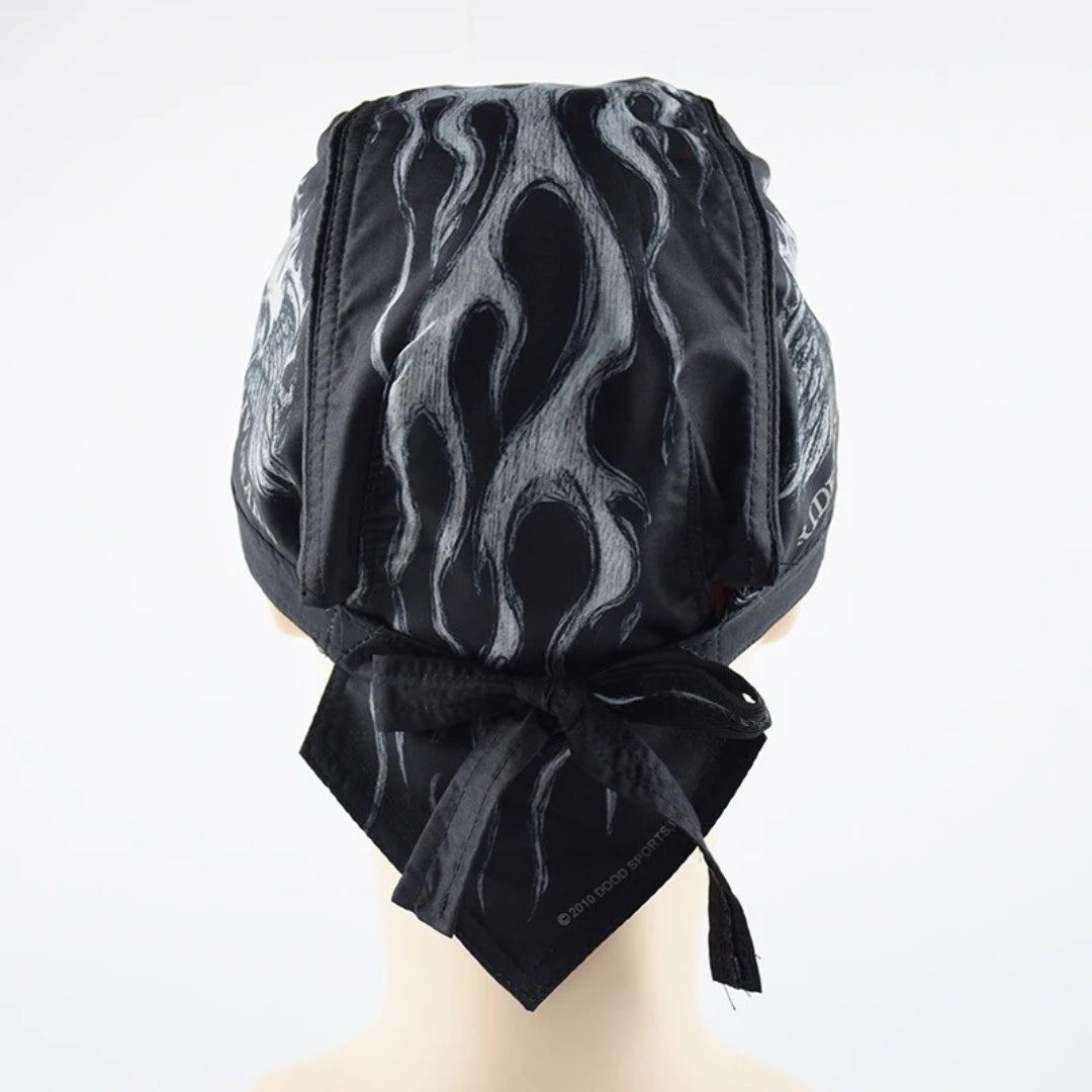 Breathable Motorcycle Skull Bandana Pirate Hat