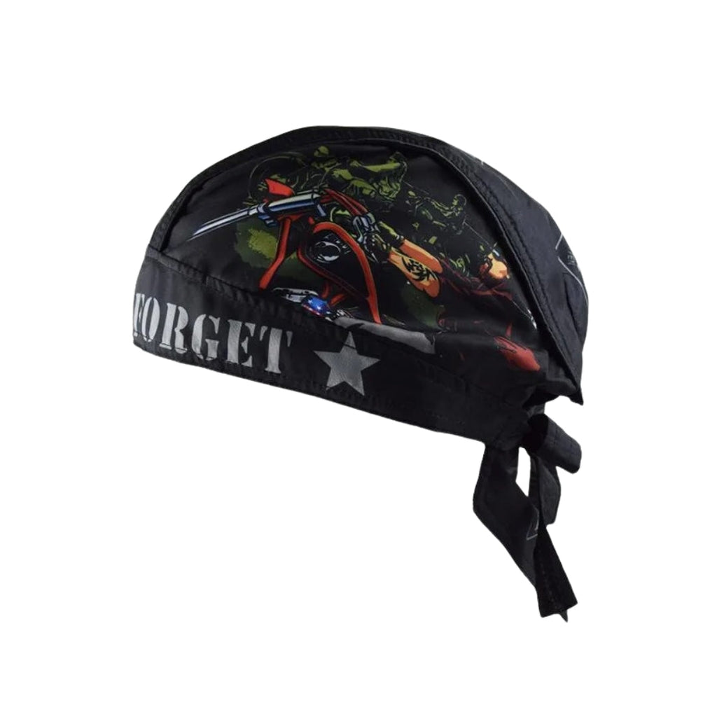 Breathable Motorcycle Skull Bandana Pirate Hat