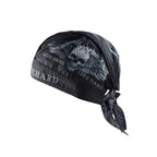 Breathable Motorcycle Skull Bandana Pirate Hat