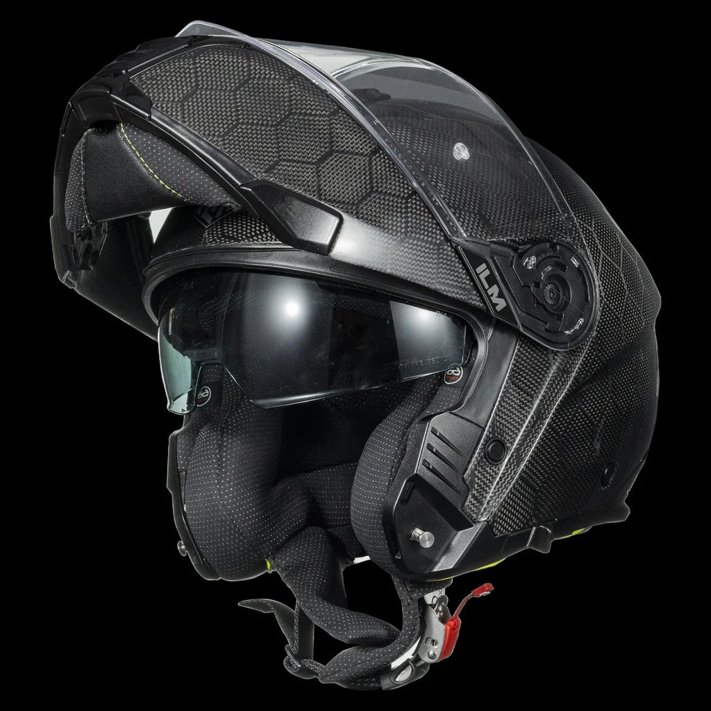 Carbon Fiber Modular Motorcycle Helmet