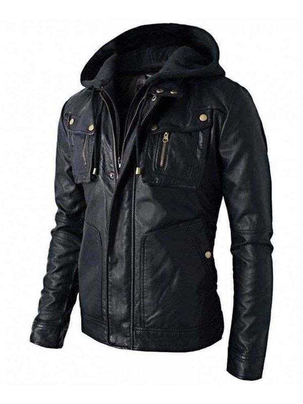 Brando Style Real Leather Motorcycle Jacket