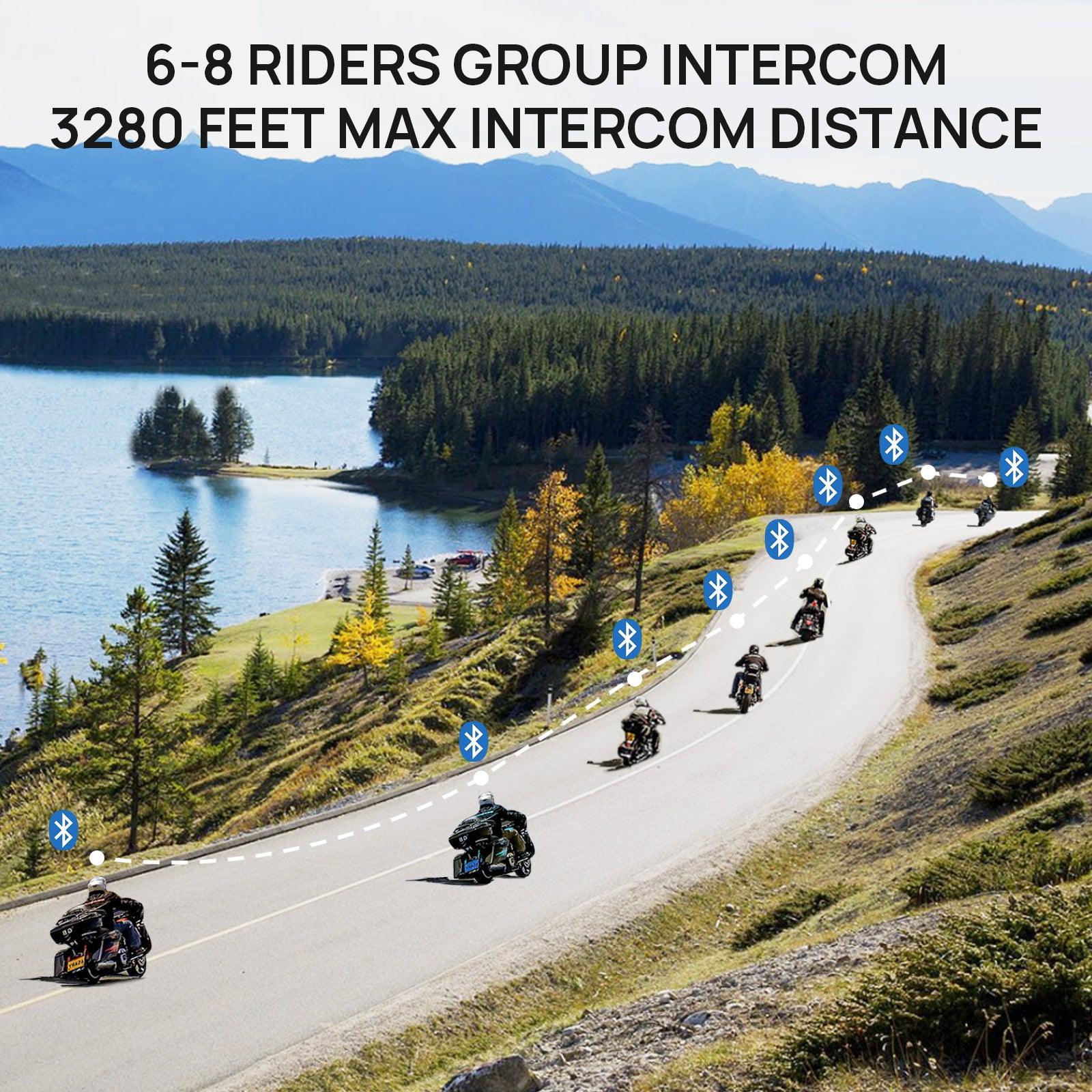 Flip-Up Bluetooth Motorcycle Helmet