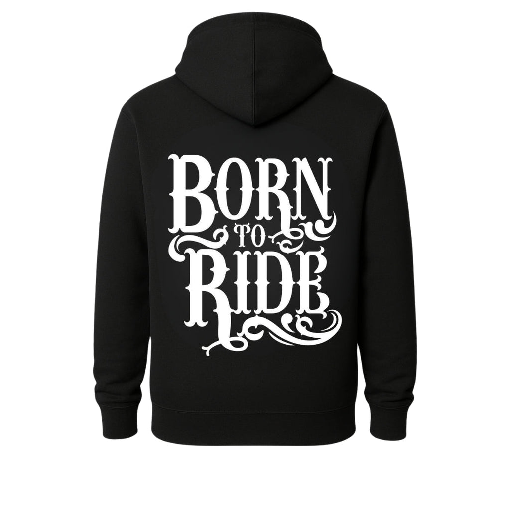 Born To Ride Motorcycle Rider Hoodie