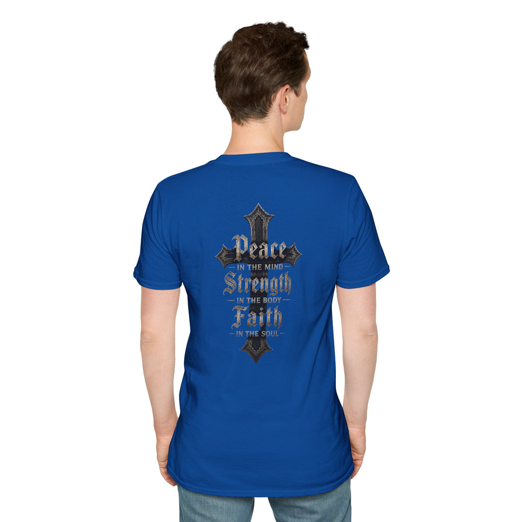BikerThreads HQ Peace, Strength, Faith Tee