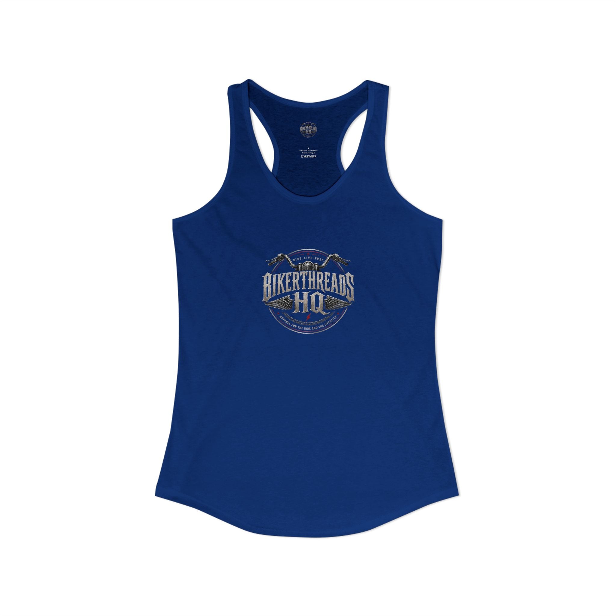 Bikerthreads HQ Biker Prayer Women's Ideal Racerback Tank