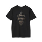 BikerThreads HQ Peace, Strength, Faith Tee