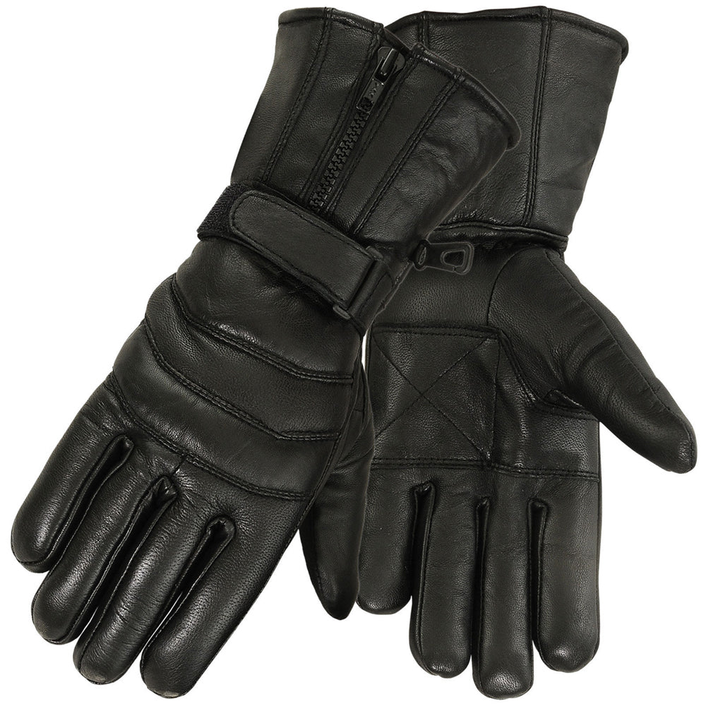 Cold Weather Genuine Leather Motorcycle Gloves