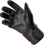 BILTWELL Borrego Gloves - Redline - Small 1506-0108-302