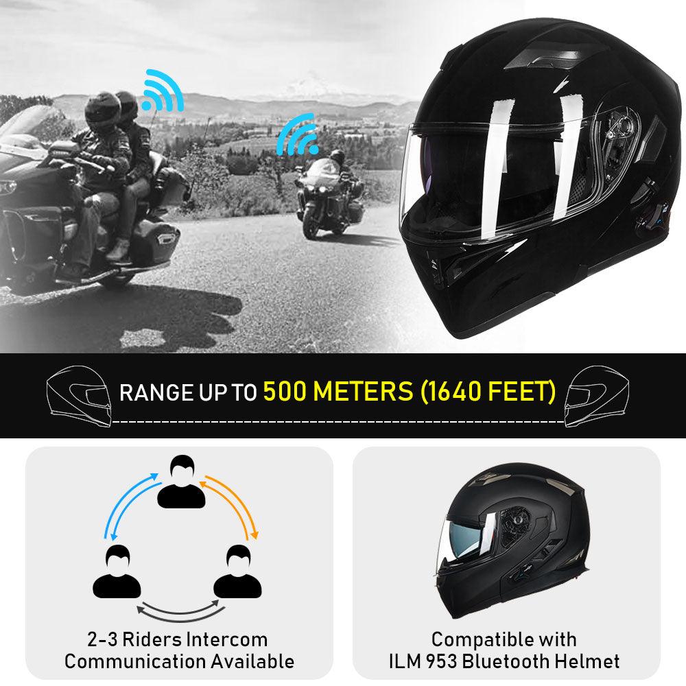 Flip-Up Full Face Bluetooth Motorcycle Helmet
