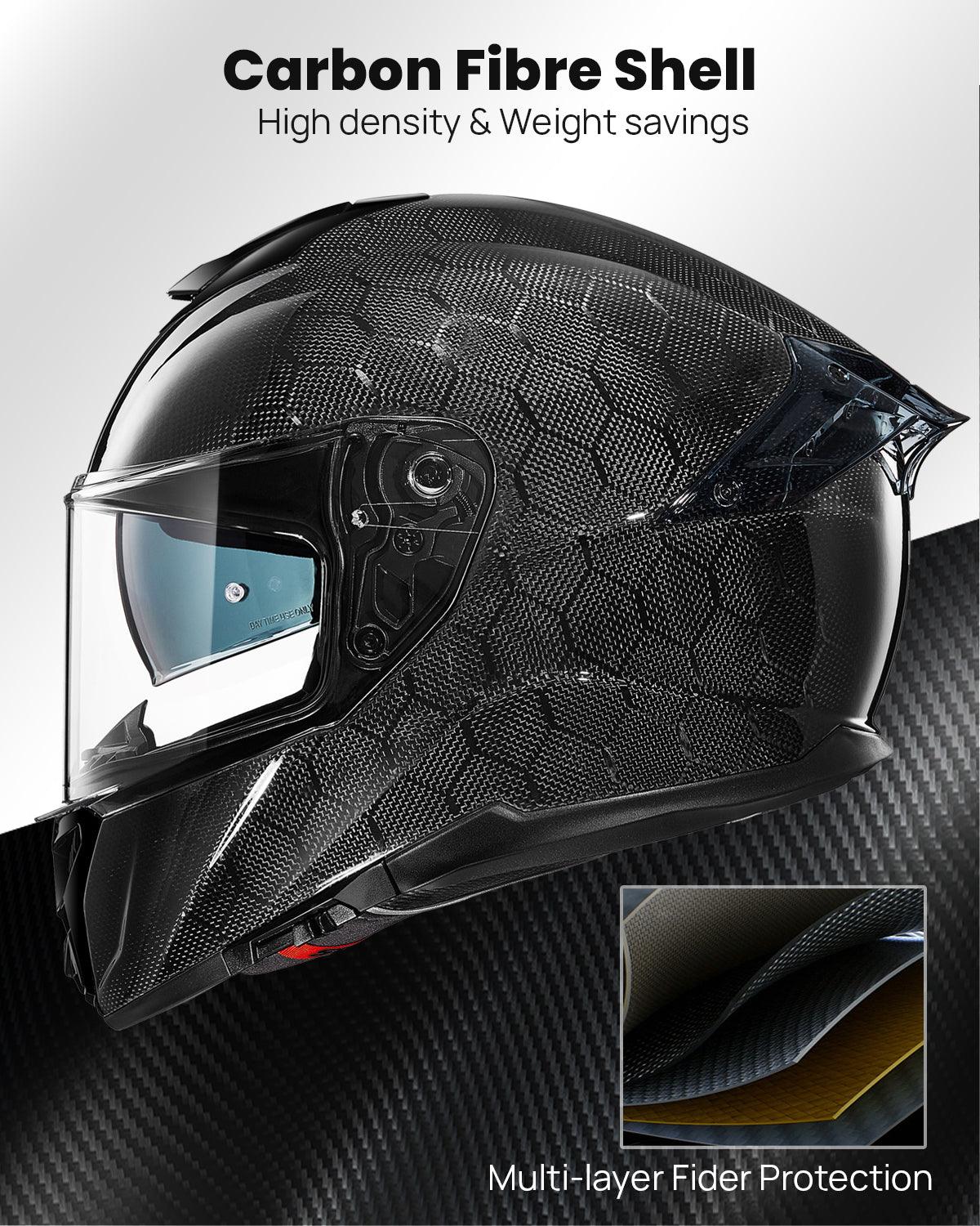 Full Face Carbon Fiber Motorcycle Helmet