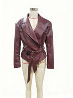 Cool Strapped Temperament Motorcycle Jacket