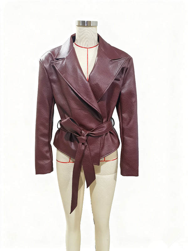 Cool Strapped Temperament Motorcycle Jacket