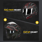 Modular Full Face Motorcycle Helmet