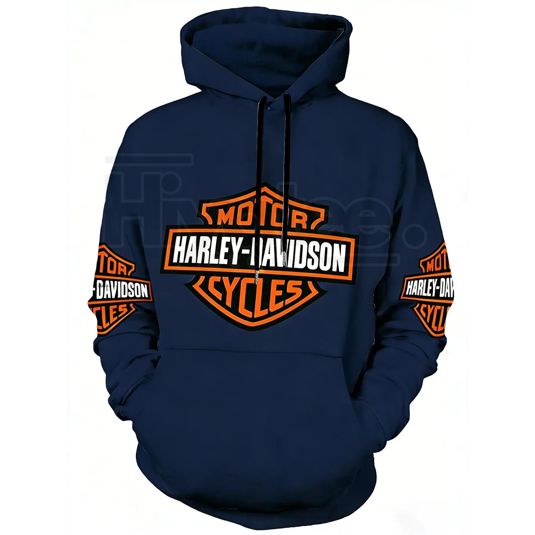 Harley-Davidson Logo Print Hoodie