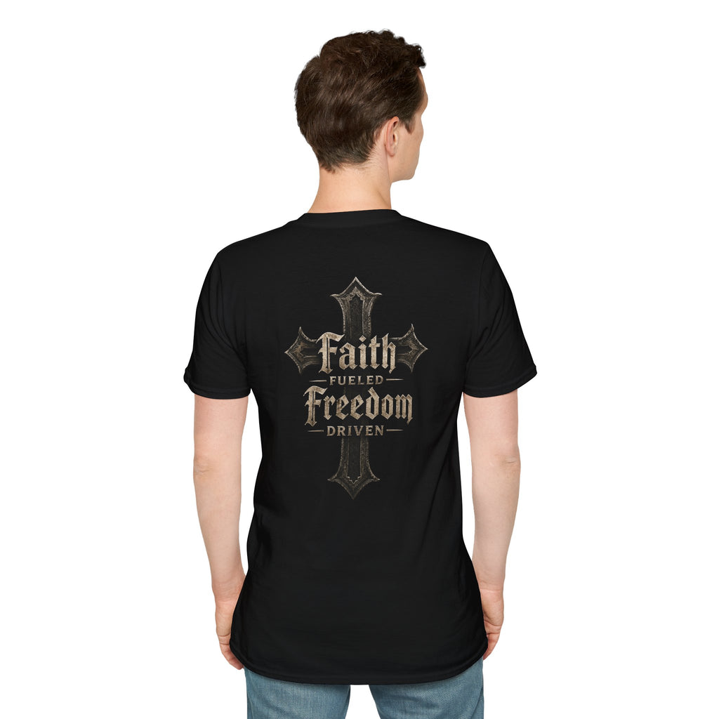 Bikerthreads HQ Faith Fueled Freedom Driven Tee