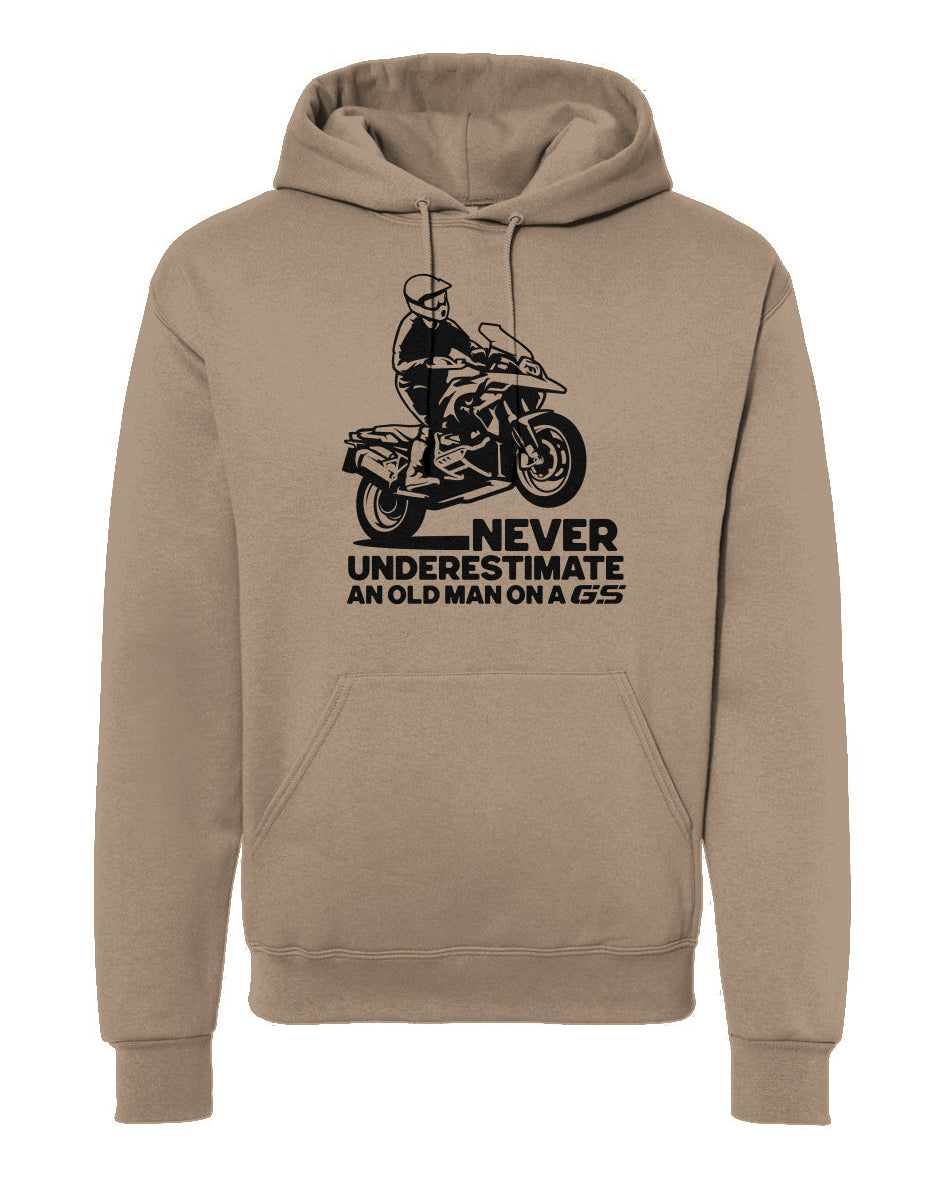 Never Underestimate an Old Man on a GS Hoodie