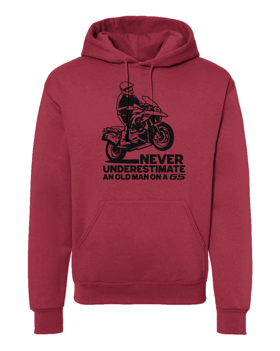 Never Underestimate an Old Man on a GS Hoodie