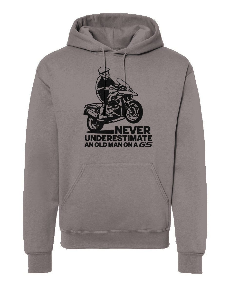 Never Underestimate an Old Man on a GS Hoodie