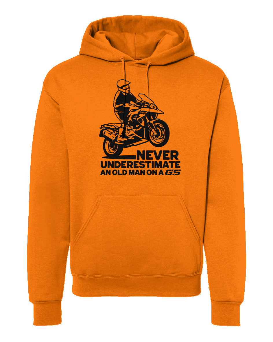 Never Underestimate an Old Man on a GS Hoodie