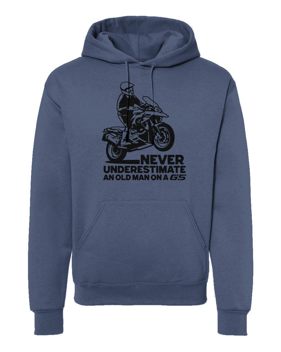 Never Underestimate an Old Man on a GS Hoodie