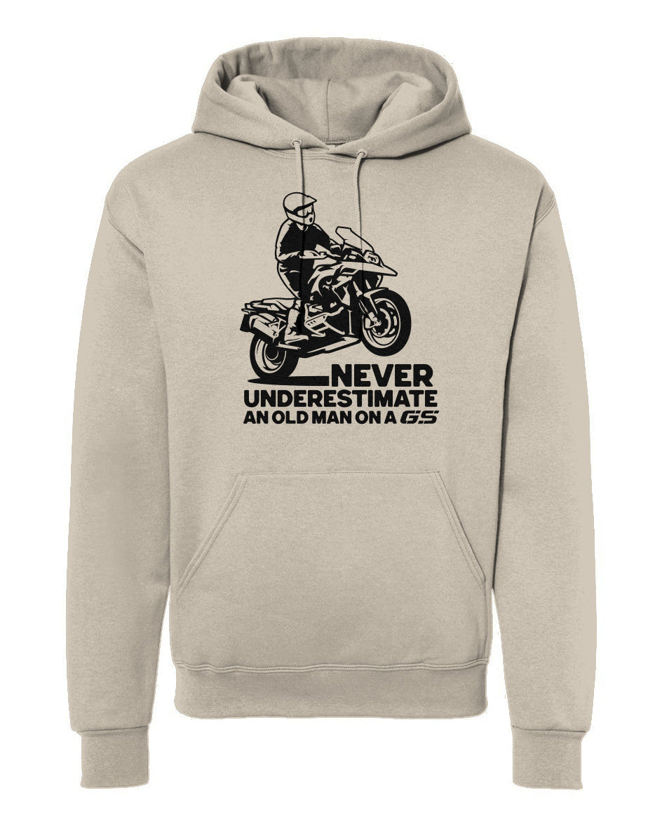 Never Underestimate an Old Man on a GS Hoodie