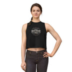 Women’s Crop Top — BikerThreads HQ Vintage Motorcycle Logo Tank