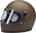 BILTWELL Gringo S Helmet - Flat Chocolate - 2XL 1003-252-106