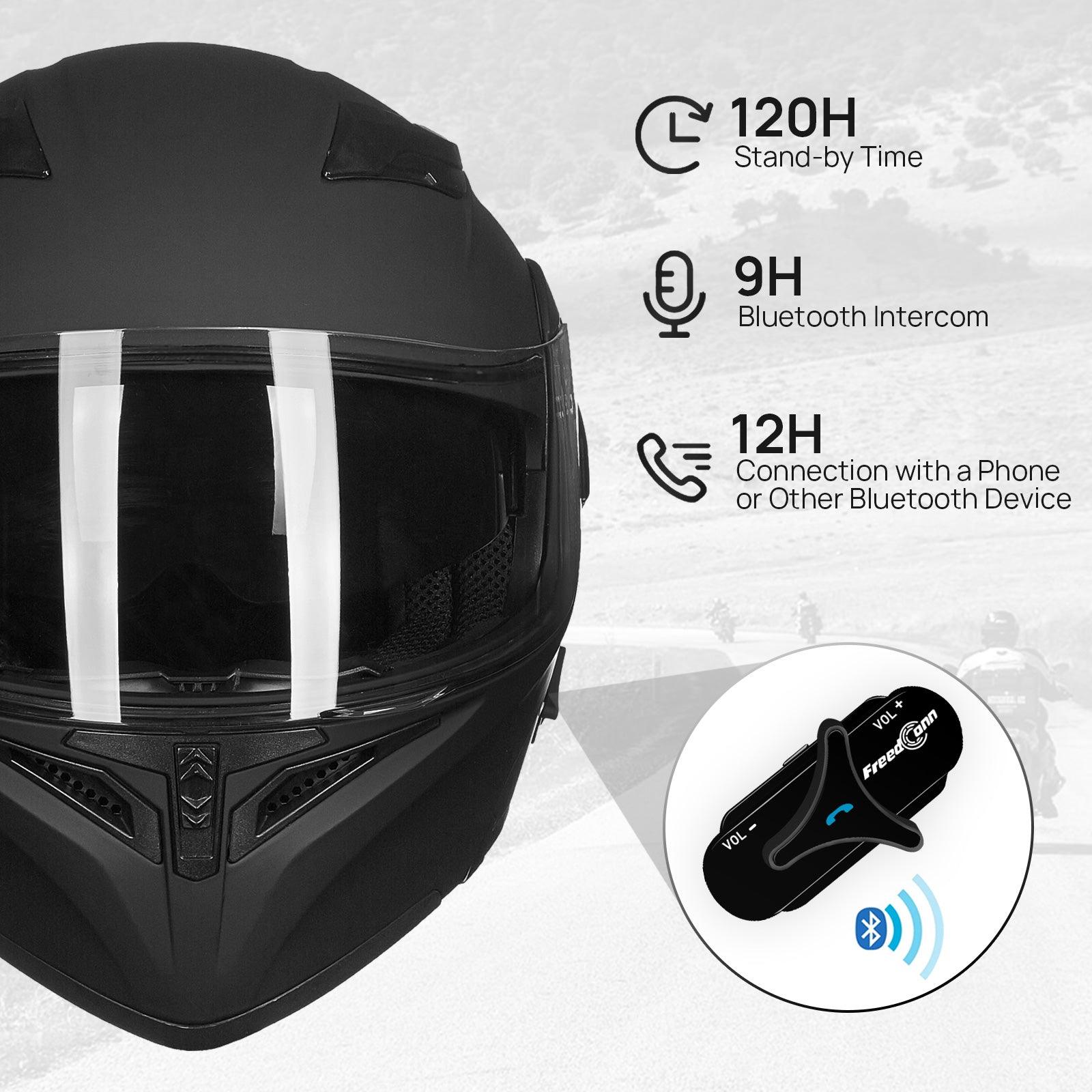 Flip-Up Bluetooth Motorcycle Helmet