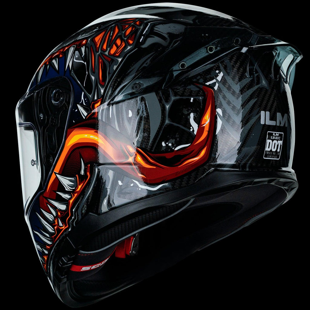 Full Face Carbon Fiber Motorcycle Helmet