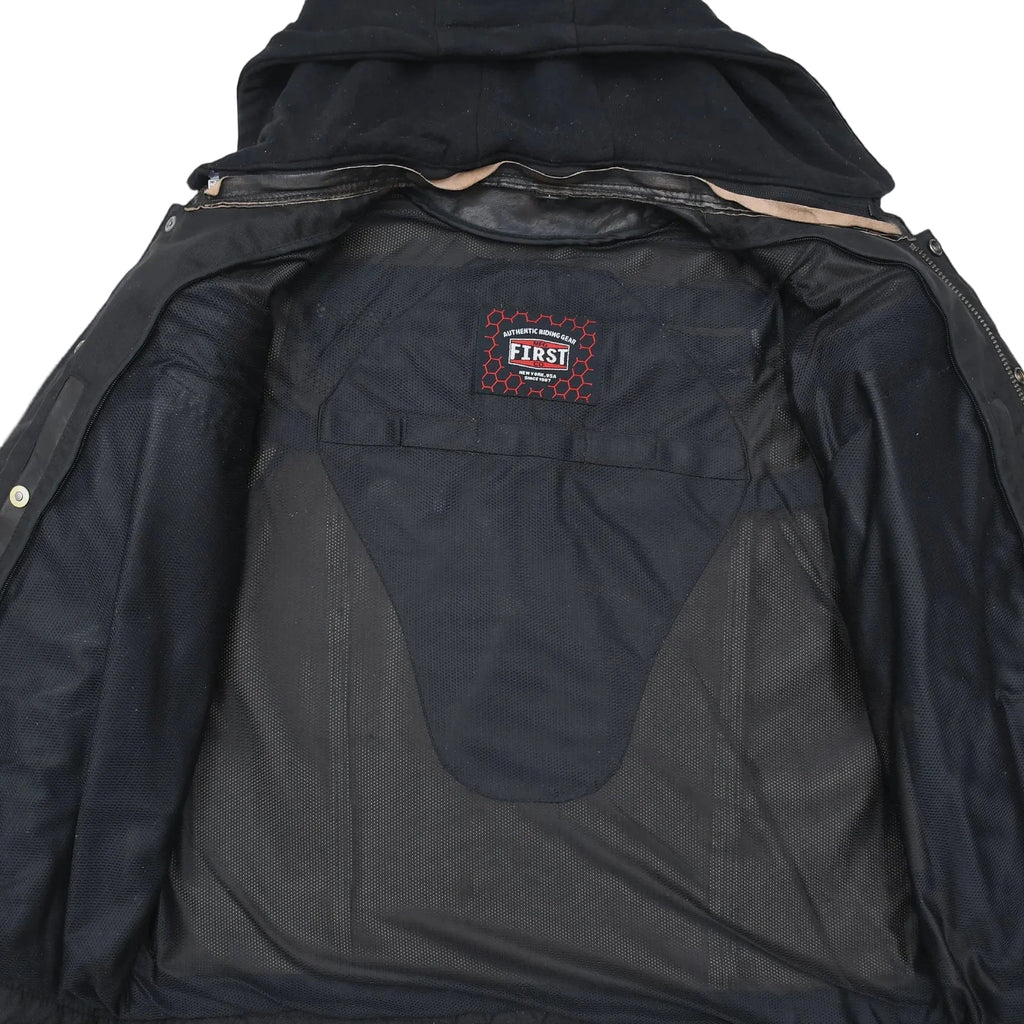 Vendetta Men's Motorcycle Leather Jacket