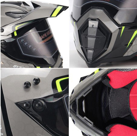Handsome Full Cover Motorcycle Off-Road Helmet