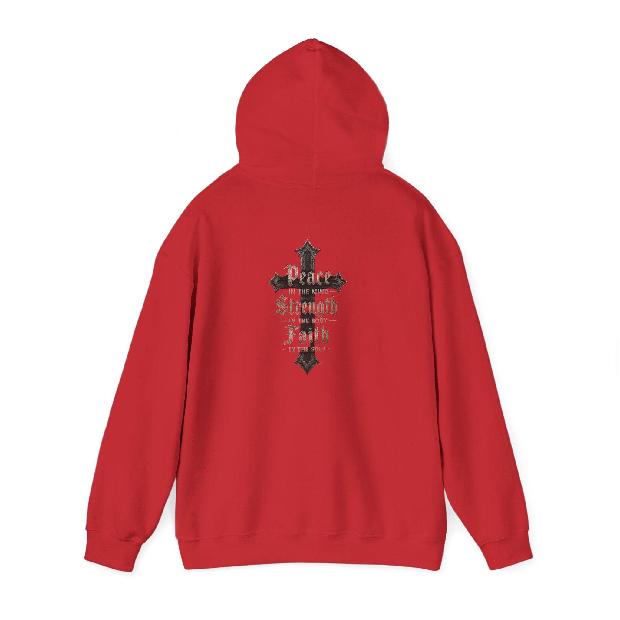 BikerThreads HQ Peace Strength Faith Hoodie