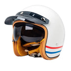 The Street King Vintage Open Face Motorcycle Helmet