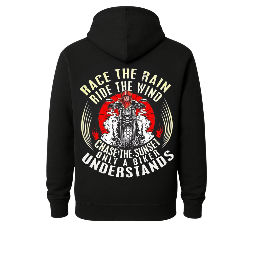 Born To Ride Motorcycle Rider Hoodie