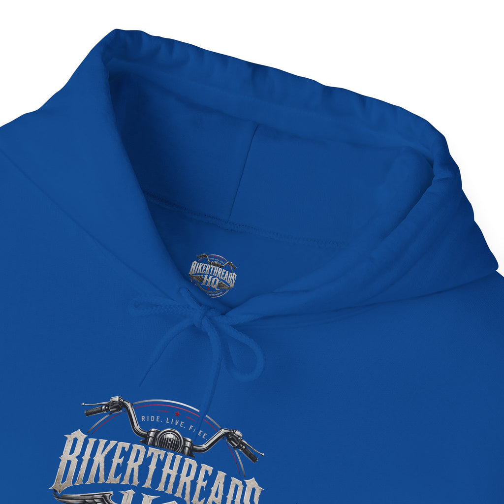 BikerThreads HQ Faith Fueled Freedom Driven Hoodie