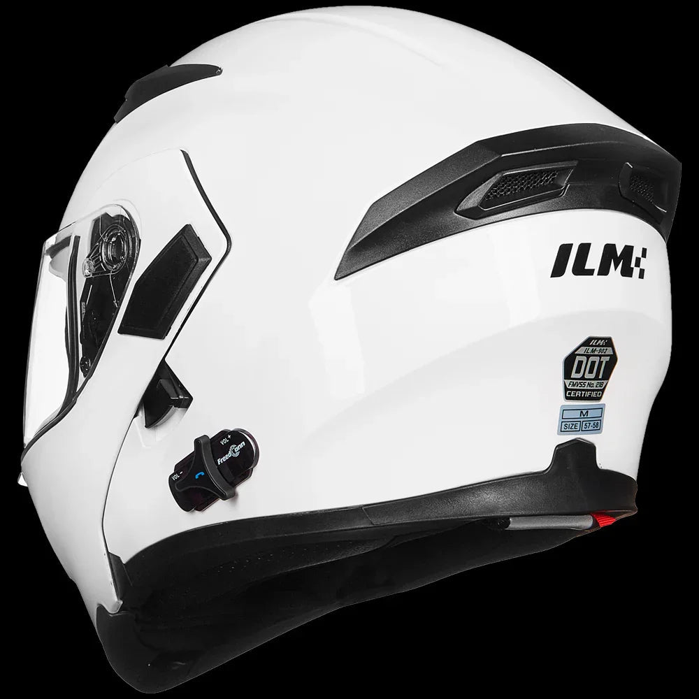 Flip-Up Full Face Bluetooth Motorcycle Helmet